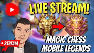 KEMBALI LIVE STREAMING MAGIC CHESS MOBILE LEGENDS LAGI  SEMOGA WINSTREAKK [upl. by Druce]