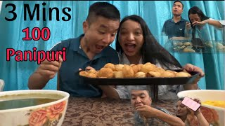 50 Spicy 🌶️ Panipuri Challenge in Just 3 Mins  Punishment vyo Yeti Khatra 😱 Punvlogs [upl. by Reffotsirhc873]