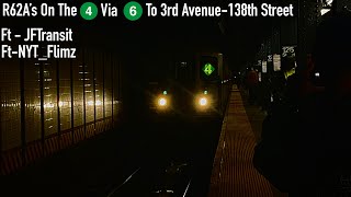 ⁴ᴷ⁶⁰ Weschester  Corona amp 240th St Yard R62A Sets Running Service On The 4 Line [upl. by Nraa]