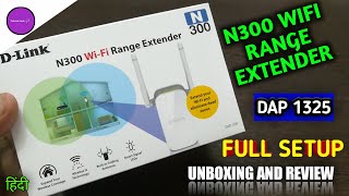 Dlink N300 Wifi Range Extender  Unboxing And Full Setup  Hindi Technical Ayush [upl. by Atilam311]