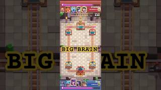 Low Level Card vs High Level Card Big Brain 🧠 Clash Royale 👑 brainbox gaming clashroyale [upl. by Eybba]