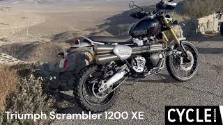 Discover the Triumph Scrambler 1200 XE [upl. by Airdnek647]