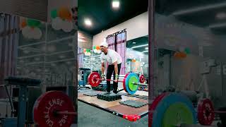 Deficit deadlift 180kg Rakesh gymmotivation [upl. by Airahcaz]