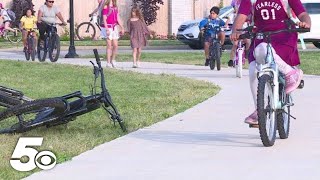 Parents looking to make bike route to Bentonville school safer [upl. by Nellek130]