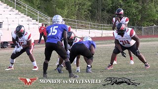 Monroe vs Statesville 41621 1st RD 3A Playoffs [upl. by Alad]