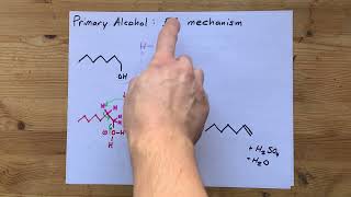 Dehydration of Alcohols Elimination Forms Alkenes [upl. by Ibby]