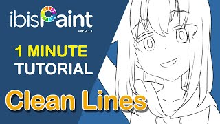 Ibis Paint X How to Draw Clean Lineart  Drawing Techniques Shorts [upl. by Notyad]