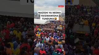 💔MAZISHI YA NEEMA ALIYEFARIKI K KOO YAISIMAMISHA TUNDUMA😭💔🖤 shortsvideo breaking globaltv trend [upl. by Zampardi]