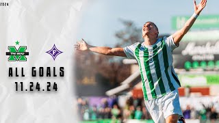 All Goals In Marshall’s 40 Win Vs Furman Men’s Soccer [upl. by Hamo]