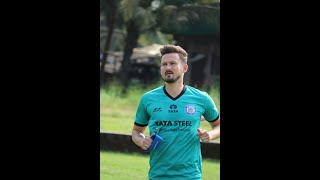 Nerijus Valskis shares his thoughts after his first training session [upl. by Aserehc59]