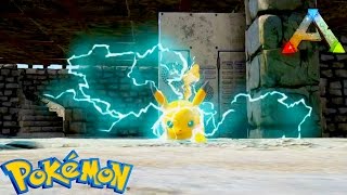 TALKING PIKACHU POKEMON EVOLVED UPDATE 1441 Ark Modded Gameplay [upl. by Linetta]