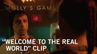 Mollys Game  quotWelcome To The Real Worldquot Clip  Own it Now on Digital HD Bluray™ amp DVD [upl. by Euqinay442]