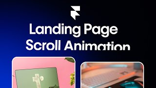 Framer Landing Page Animation Tutorial Text Scroll and Infinite Horizontal Loop Animation [upl. by Territus]