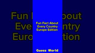 Fun Facts about Europe 🌍 shorts [upl. by Gillead905]