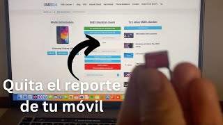 Desbloquear IMEI Reportado Funciona 100 Online [upl. by Ameehs]