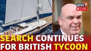 Yacht Sinks Off Italian Coast LIVE  Yacht Sinks Off Sicily  Tech Tycoon Mike Lynch Missing  N18G [upl. by Arenahs]