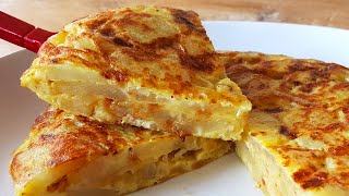 Easy Spanish Omelette For One Or Two  Tortilla de Patatas [upl. by Asek112]