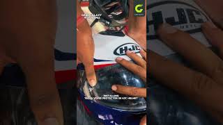 Installing Tecza Helmet visor Shield [upl. by Hum]