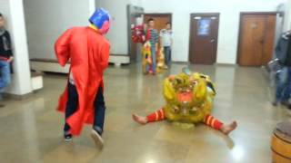 Tập múa lân Tết Giáp Ngọ AEVG 2014  Lion Dance Trainning Tet Holiday 2014 [upl. by Corrina]