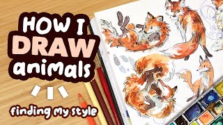 How I Learned to Draw Animals amp Have MORE Fun With Art [upl. by Ahsekat189]