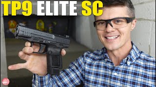 Canik TP9 Elite SC Review NO LONGER PROBLEMATIC Canik 9mm Pistol Review [upl. by Udelle386]