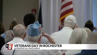 Rochester commemorates Veterans Day [upl. by Payson265]