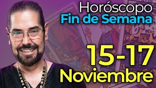 Horóscopos Fin de Semana 15 al 17 de Noviembre  Alonso Alanís [upl. by Asel]