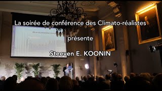 La vidéo de la conférence de Steven Koonin à Paris [upl. by Yllib574]