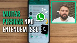 COMO FUNCIONA A LISTA DE CONTATOS DO WHATSAPP [upl. by Krista]