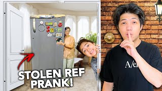 Stolen Refrigerator Prank Birthday Surprise  Ranz and Niana [upl. by Ettennej186]