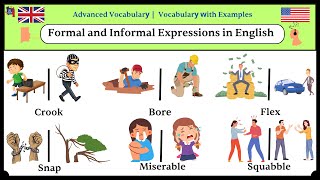 Advanced Vocabulary  Formal and Informal Expressions in English  Vocabulary with Examples [upl. by Mcclure]