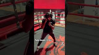 maliksmalls working on resistance training in gervontadavis gym in baltimore 🔥🔥 [upl. by Einhorn420]