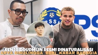 AKHIRNYA TEMUI TITIK TERANG KENZO GOUDMIJN RESMI DINATURALISASI INI PENJELASAN EXCO PSSI [upl. by Wendy]