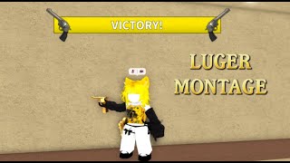 MM2 LUGER WINS MONTAGE  ROBLOX MURDER MYSTERY 2 [upl. by Irpak]