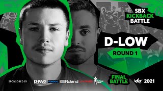 Dlow  Round 1  Final  DLOW vs ZEKKA  SBX KICKBACK BATTLE 2021 [upl. by Nyleda]