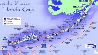 map of Florida Keys [upl. by Ecirtnom]