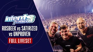 Rosbeek vs Satirized vs Unproven Full Liveset  Intents Festival [upl. by Allx]