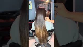 Permanent straightening treatment Loreal Xtenso [upl. by Nekciv]