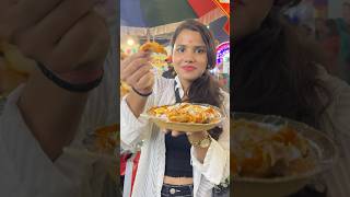 Rs 200 Street Food Challenge In navratri Mela 😱  Eating only Street Food At Navratri Mela shorts [upl. by Ahtebbat]