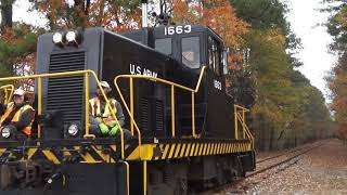 Fort Eustis Military Railway  US Army Hospital Car [upl. by Llennehc995]