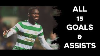 Odsonne Edouard  Celtic  All 15 Goals amp Assists  201718 [upl. by Ireva26]