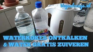 WATERKOKER ONTKALKEN EN GRATIS WATER ZUIVEREN💧💧💧 [upl. by Knorring]