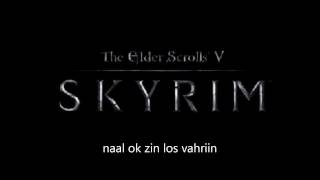 skyrim theme with ALL the wordslyrics [upl. by Unders313]