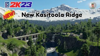 PGA Tour 2K23  New Kasitoola Ridge  Course Review amp Playthrough [upl. by Kcirdef]