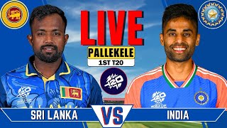 IND vs SL Live Match  Live Score amp Commentary  INDIA vs SRI LANKA 1st T20 Live [upl. by Oniotna919]