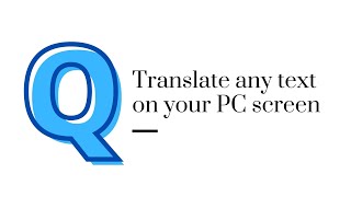 Text to speech Qtranslate translate translation [upl. by Aciruam]