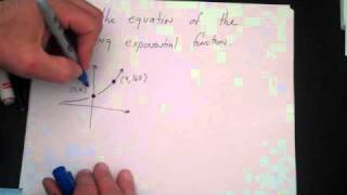 Writing Equations of Exponential Functions [upl. by Bowman518]