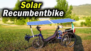 The BEST Solar powered Electric Recumbentbike SunTrip Alpes 2023 [upl. by Borreri]