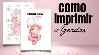 COMO IMPRIMIR AGENDAS [upl. by Barris]