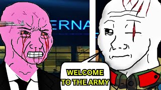 wojak wins a trip ends up drafted [upl. by Nagah]